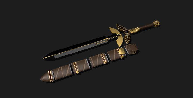 DF033 Raven sword of master sammael