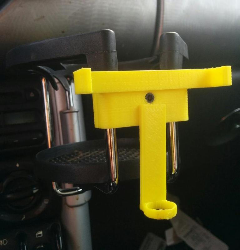 cup holder mount for mini cooper vehicles