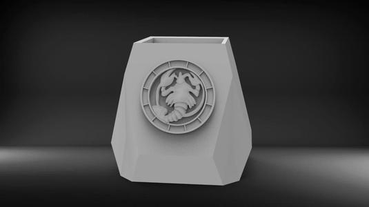 zodiac cancer planter