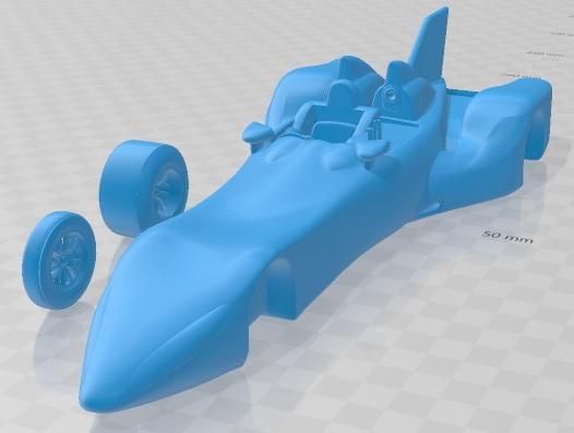 Deltawing Le Mans 2012 Printable Car