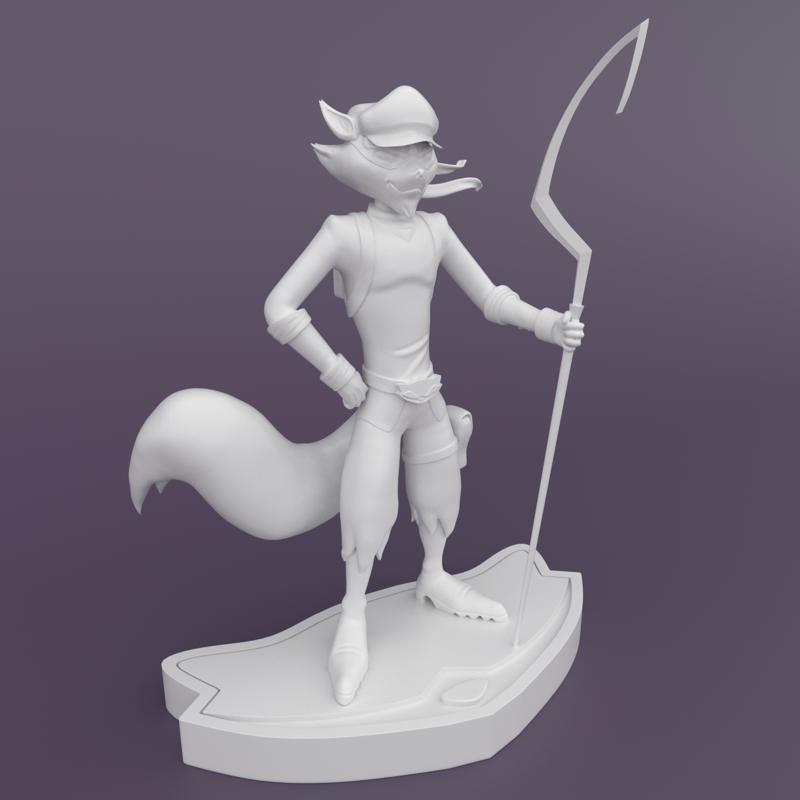 Sly Cooper - 3D Print Model