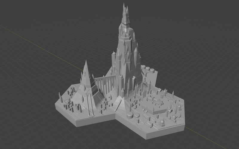 Mega Hive for Grimdark Hive City Hex Grid