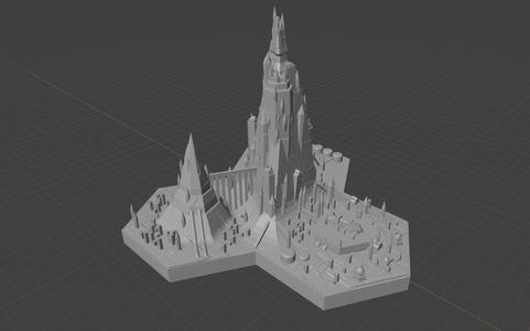 Mega Hive for Grimdark Hive City Hex Grid