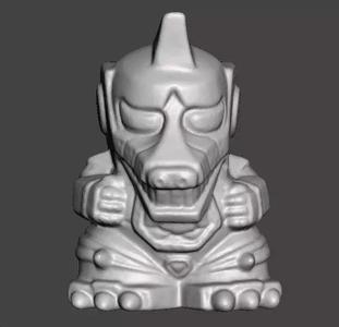 SD MECHAGODZILLA 74 PVC 1992 VINTAGE FIGURE 15 INCH ROBOT CHIBI