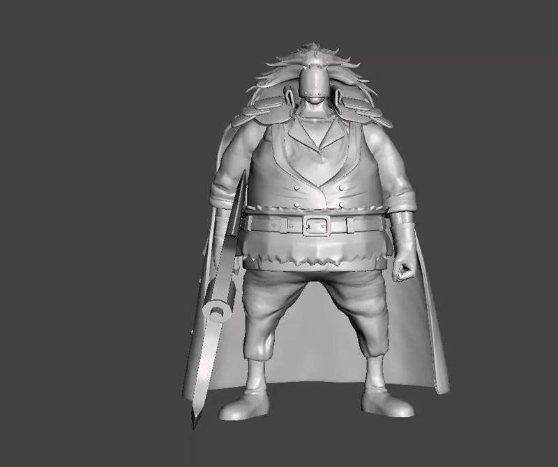 Vice Admiral Lonz One piece 3D Model