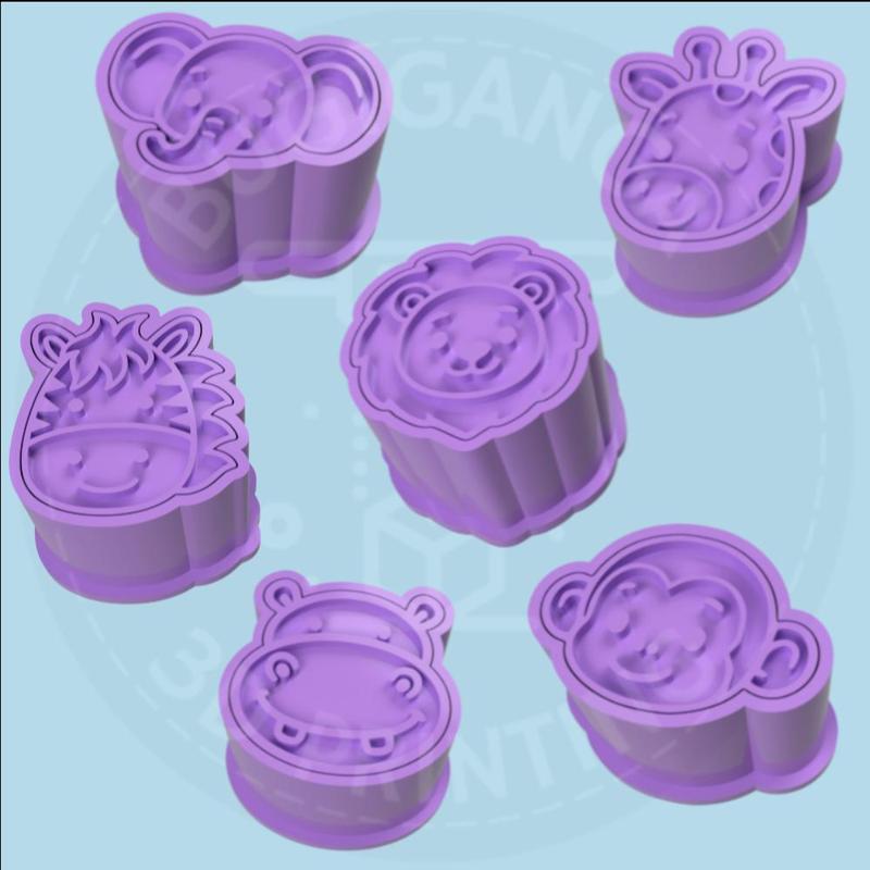 Safari Theme Brigadeiro and Sweets Ejector Kit -  Kit Ejetor para Brigadeiro e Doces Tema Safari