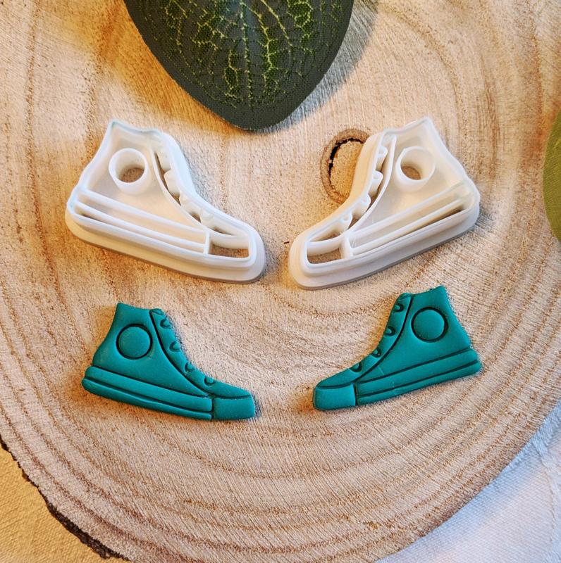 Polymer clay cutters Shoes shape 30 mm, left and right