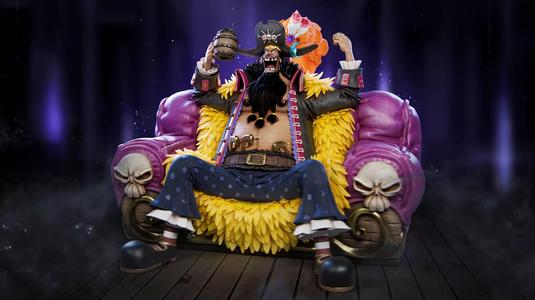 One Piece Anime  Blackbeard  Marshall D Teach with Throne STL