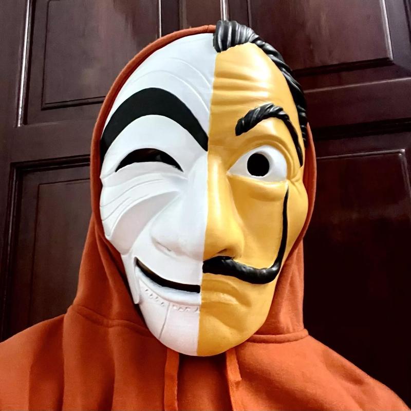 Money Heist Mask - Mixed Version Korea and Spainish