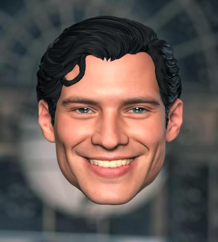 Smile Superman Clark Kent David Corenswet Head Headsculpt