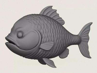Fish 05 Print Ready 3D Model