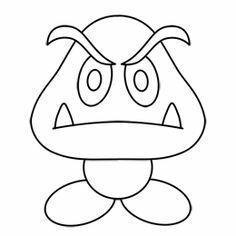 Super Mario Goomba Cookie Cutter