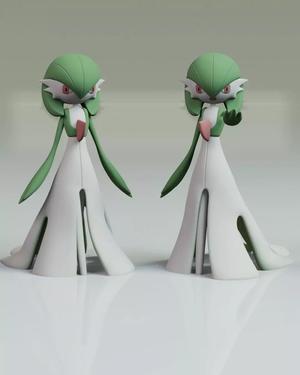 Gardevoir Pokemon Fanart 2 poses