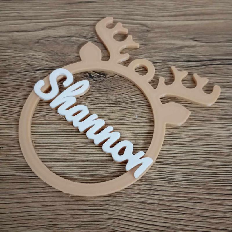 3 x Shannon, personalized Christmas tree bauble