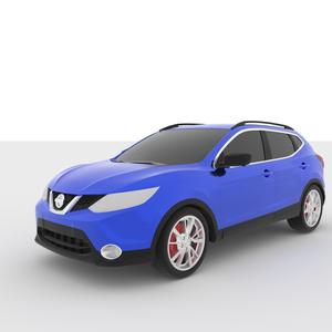 Nissan Qashqai 2013-2018 for 3D Printing