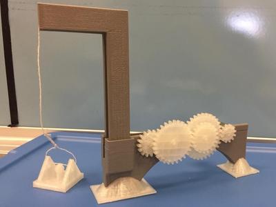 Compound Gears and Gear Ratio Elevator 