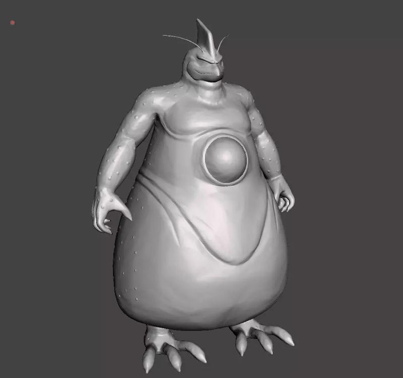 Rage Shenron giant form 3D Model