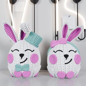 Knitted Easter Bunny (cute)