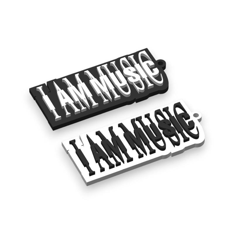 I AM MUSIC KEYCHAIN (PLAYBOI CARTI)
