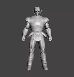 Kishime 3D Model armored man