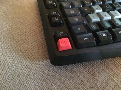 Keyboard button "Any key"