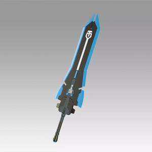 Tower of Fantasy Meryl Sword Weapon Blue Cosplay Accessory