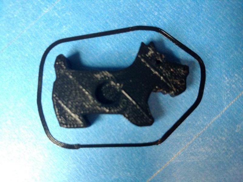 Hazel Bean Scottie Fridge Magnet