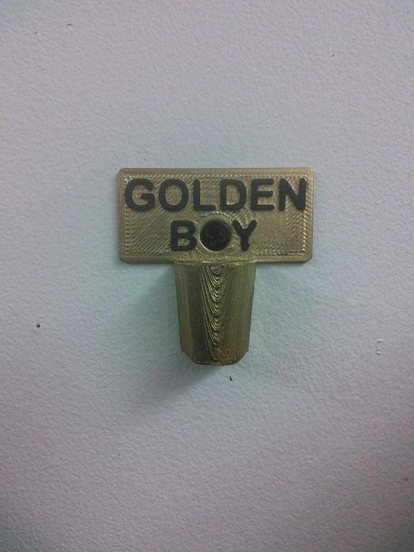 "Golden Boy" Screwdriver Holder