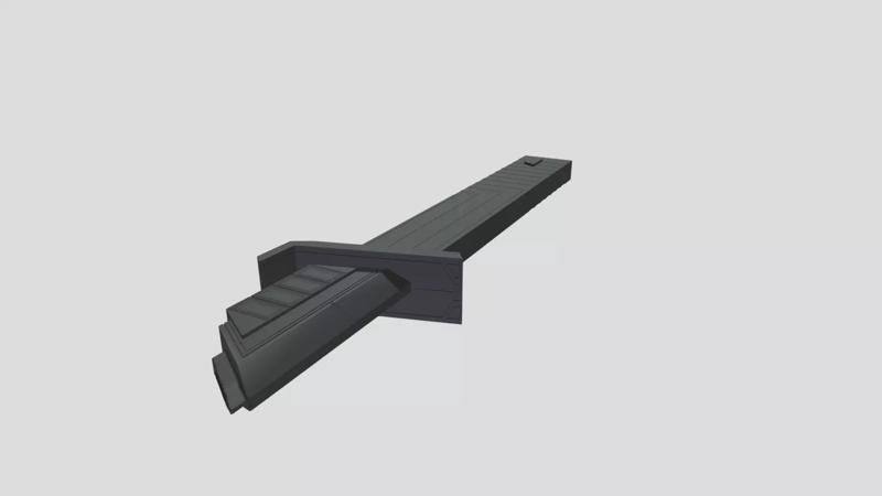 3D Printable Animated Hilt Inspired by Rebels Darksaber