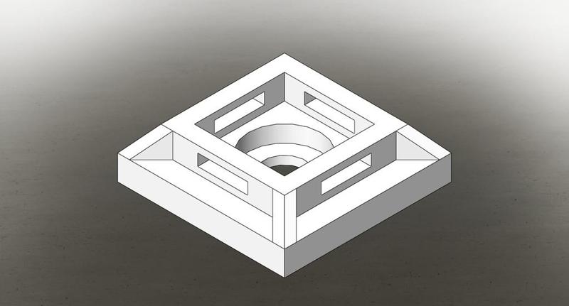 80/20 Series (10) 1” x 1” Aluminum Extrusion zip-tie mount