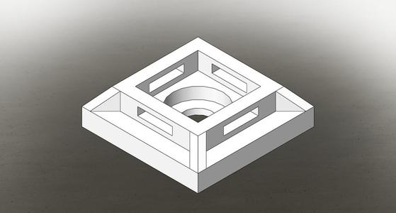 80/20 Series (10) 1” x 1” Aluminum Extrusion zip-tie mount