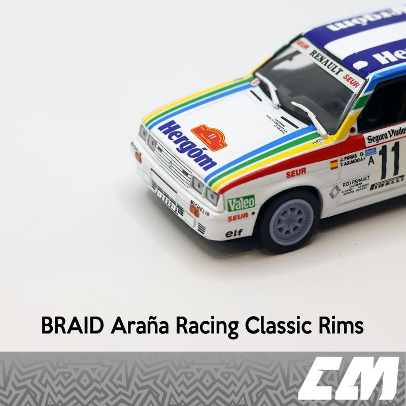 Rally Wheels 1/43 BRAID Spider cassic cars