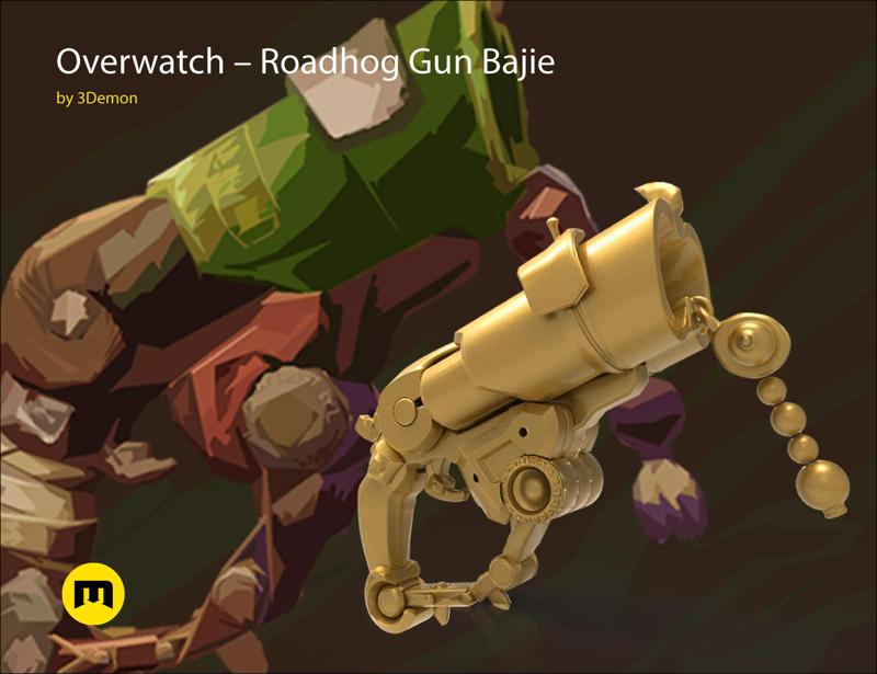Overwatch Roadhog Gun Bajie