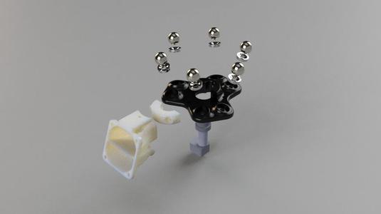 Effecteur magnetique pour HotEnd Merlin - Magnetic effector for Merlin HotEnd