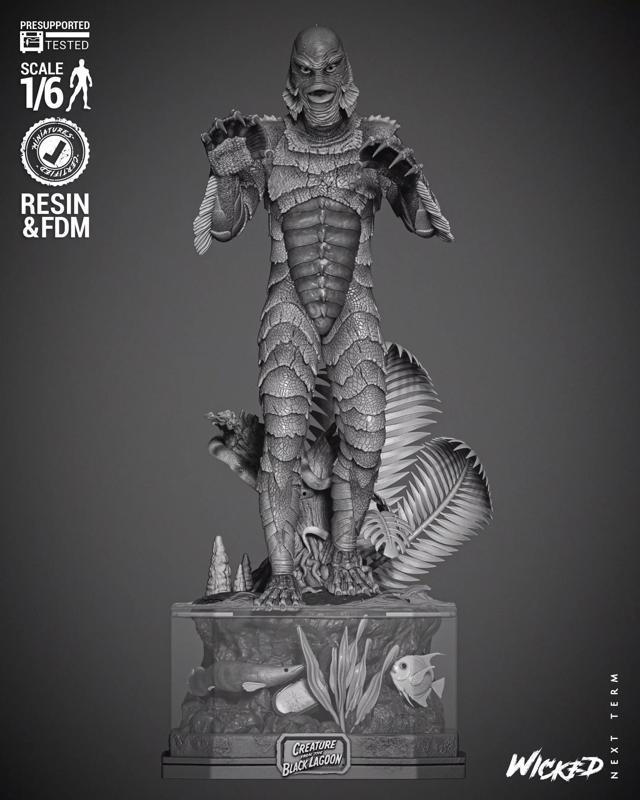Wicked Movies Black Lagoon Sculpture
