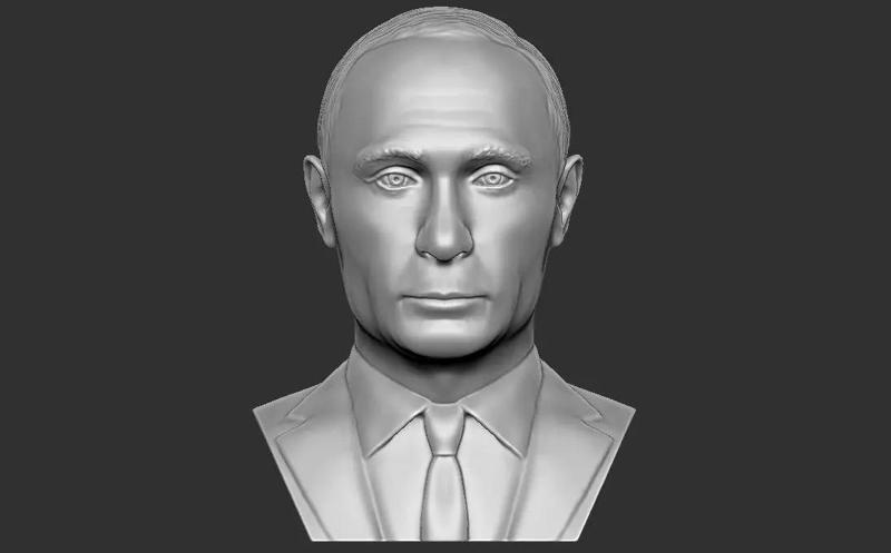 Vladimir Putin bust for 3D printing