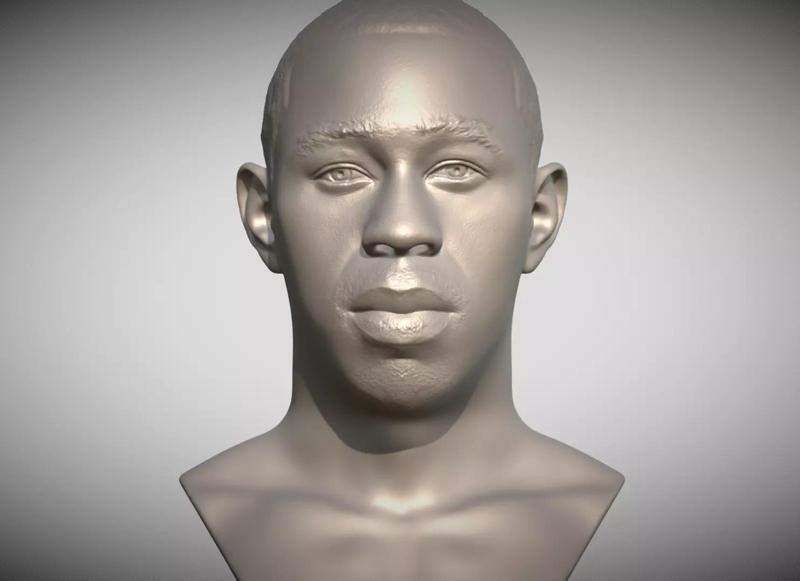 Tyler The Creator bust for 3D printing