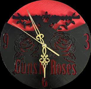 Clock Guns N' Roses