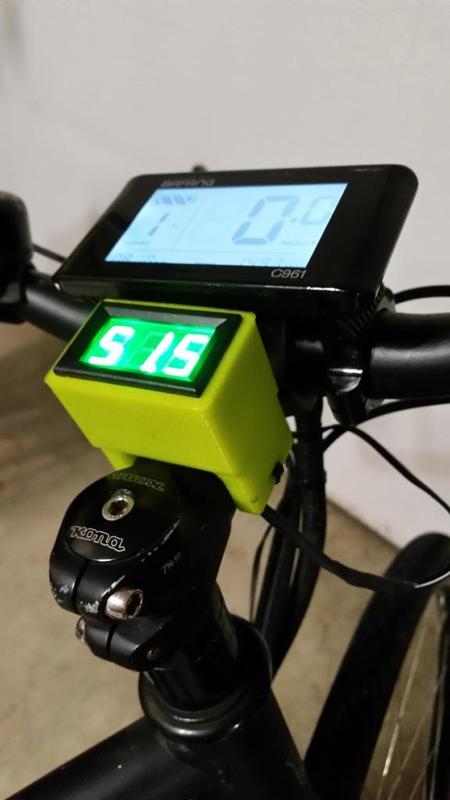 ebike volt meter mount