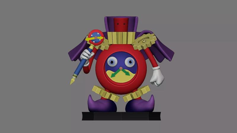 TIME WIZARD SCULPT  TIME WIZARD CARD YUGI OH