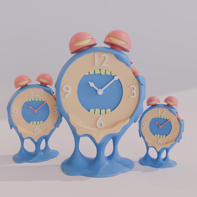 Melting Time Clock #CLOCKSXCULTS
