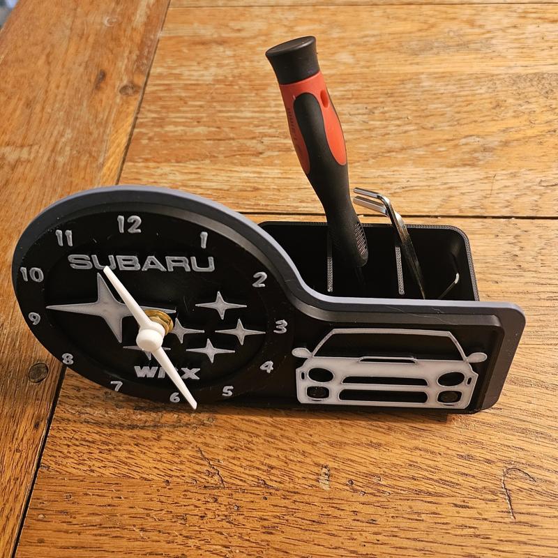 Subaru Bugeye Clock