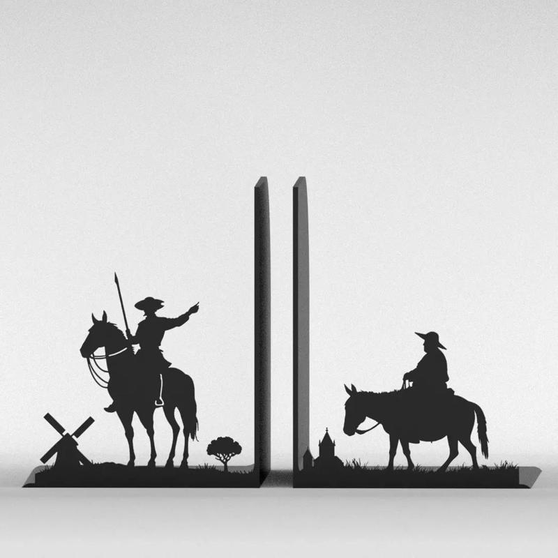 Sancho and Quijote Bookends
