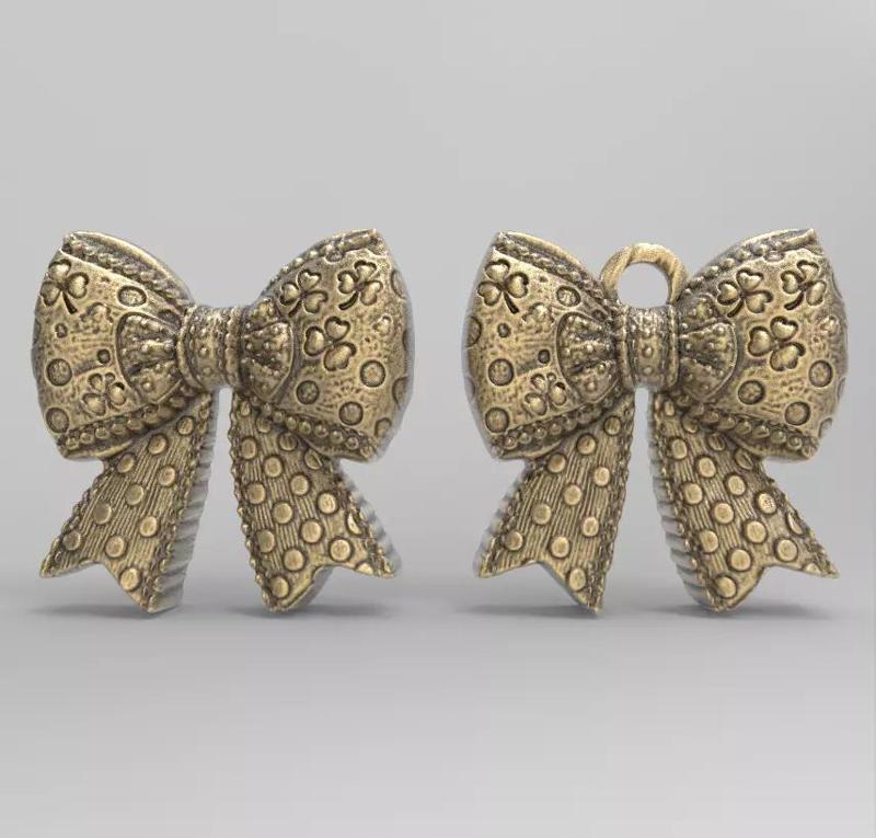 st patrick day ribbon bow decor