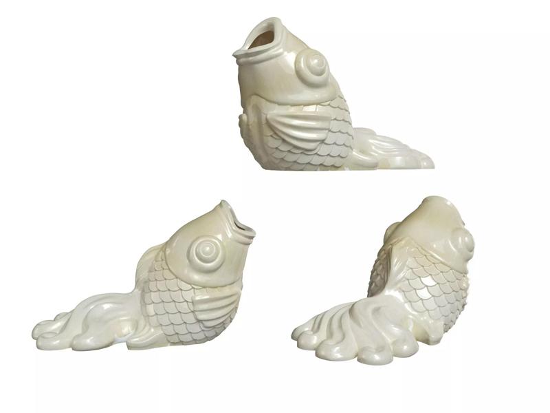 GoldFish 3D print model chinese koi fish figurine