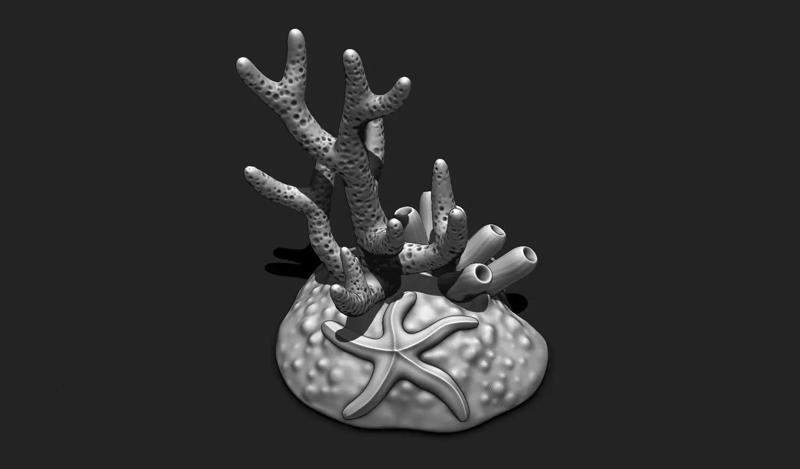 Coral Reef Aquarium 3D Print - Decor