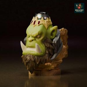 orc can holder mug