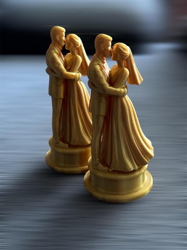 Oscar INSPIRED wedding couple