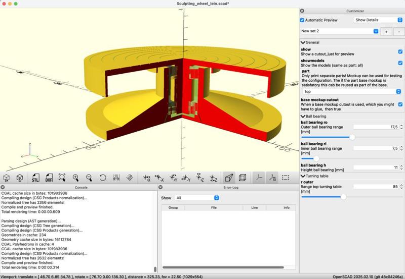 sculpting wheel remix