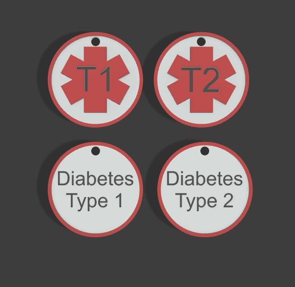 Diabetes Keychains